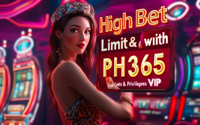 High Bet Limits Privileges with PH365 VIP web
